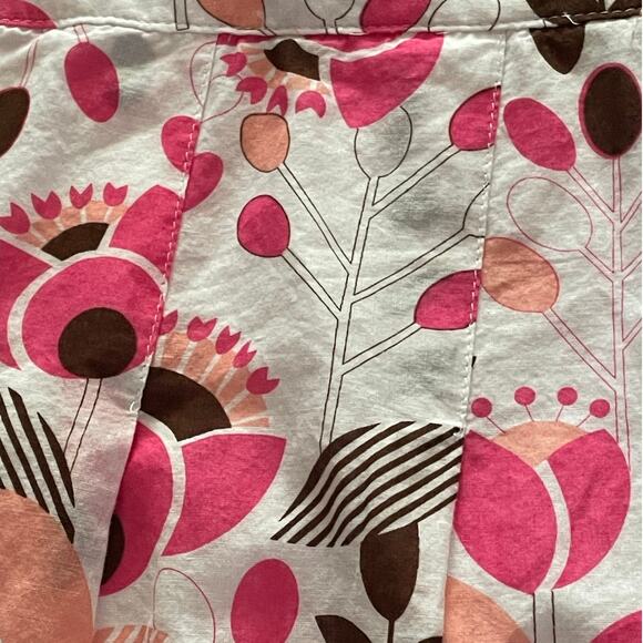 Notations Pleated Floral Knee Length 90s Skirt Medium - Picture 4 of 8